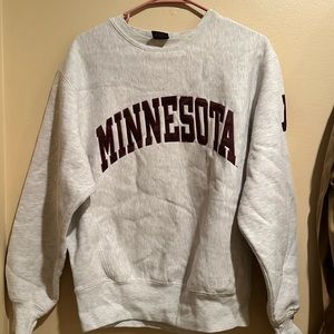 Light gray Minnesota sweatshirt